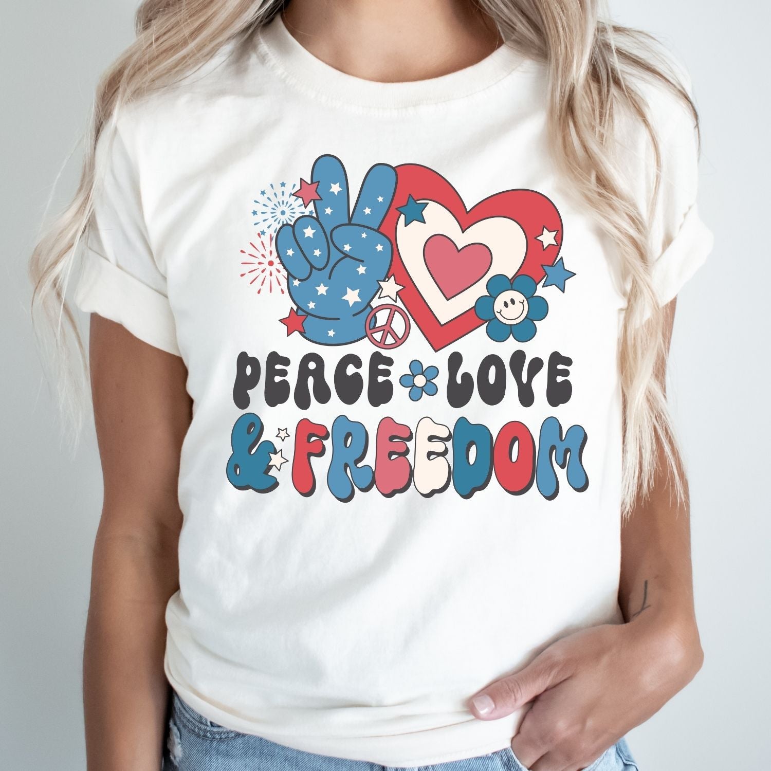 peace love and freedom shirts