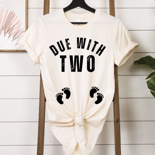 Due With Two - Twins Pregnancy Announcement