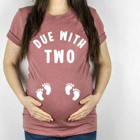 Due With Two - Twins Pregnancy Announcement