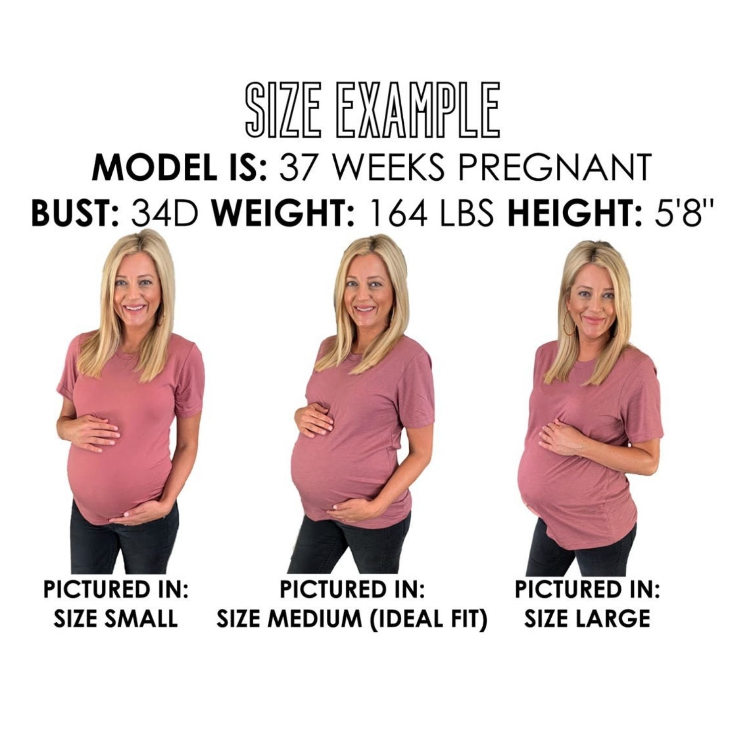 a pregnant woman is shown in three different poses