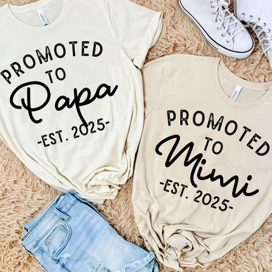 Promoted to Papa / Mimi Est - Customize the EST year!