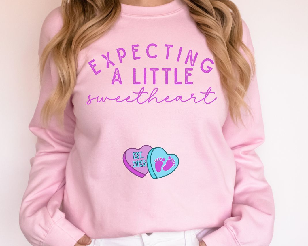 Expecting a Little Sweetheart - Customize the EST year