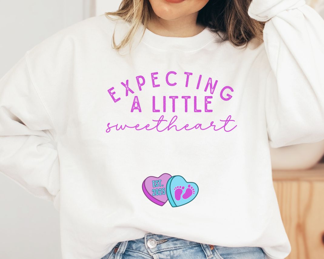 Expecting a Little Sweetheart - Customize the EST year