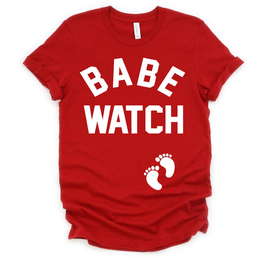 Babe Watch - Red Pictured