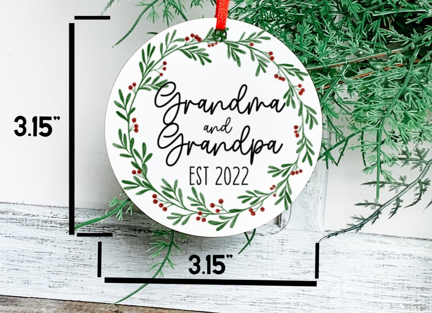 Ornament pregnancy hot sale announcement